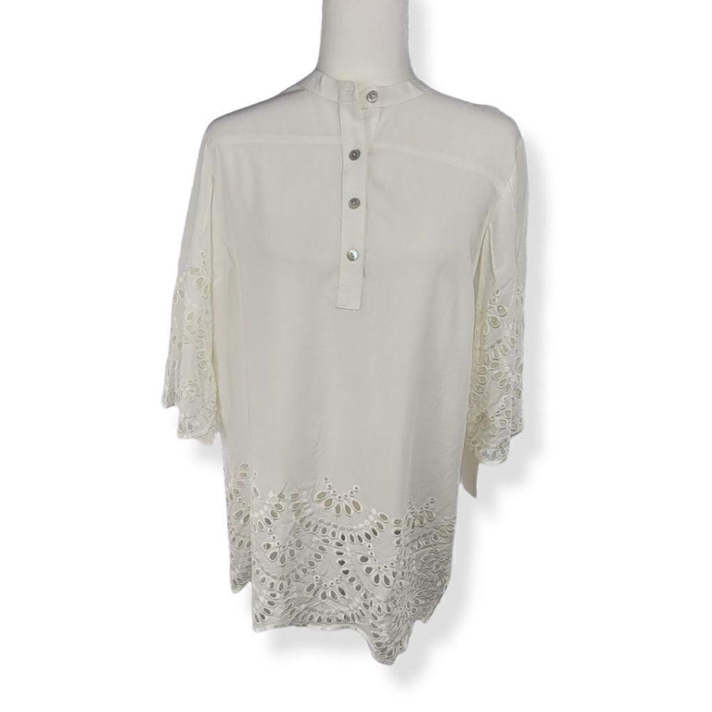 Foxcroft Embroidered Tunic Size 2